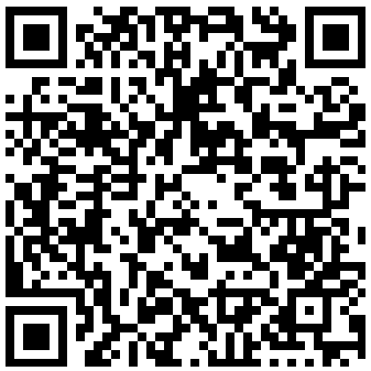QR code for scanning to access specific digital content or website. Black squares on a white background.