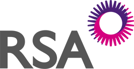 Gradient spiral logo with purple and pink colors on a gray background, resembling a stylized wave or swirl.