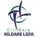 Kildare LGFA logo featuring abstract figures and Cill Dara Kildare LGFA text on a white background.